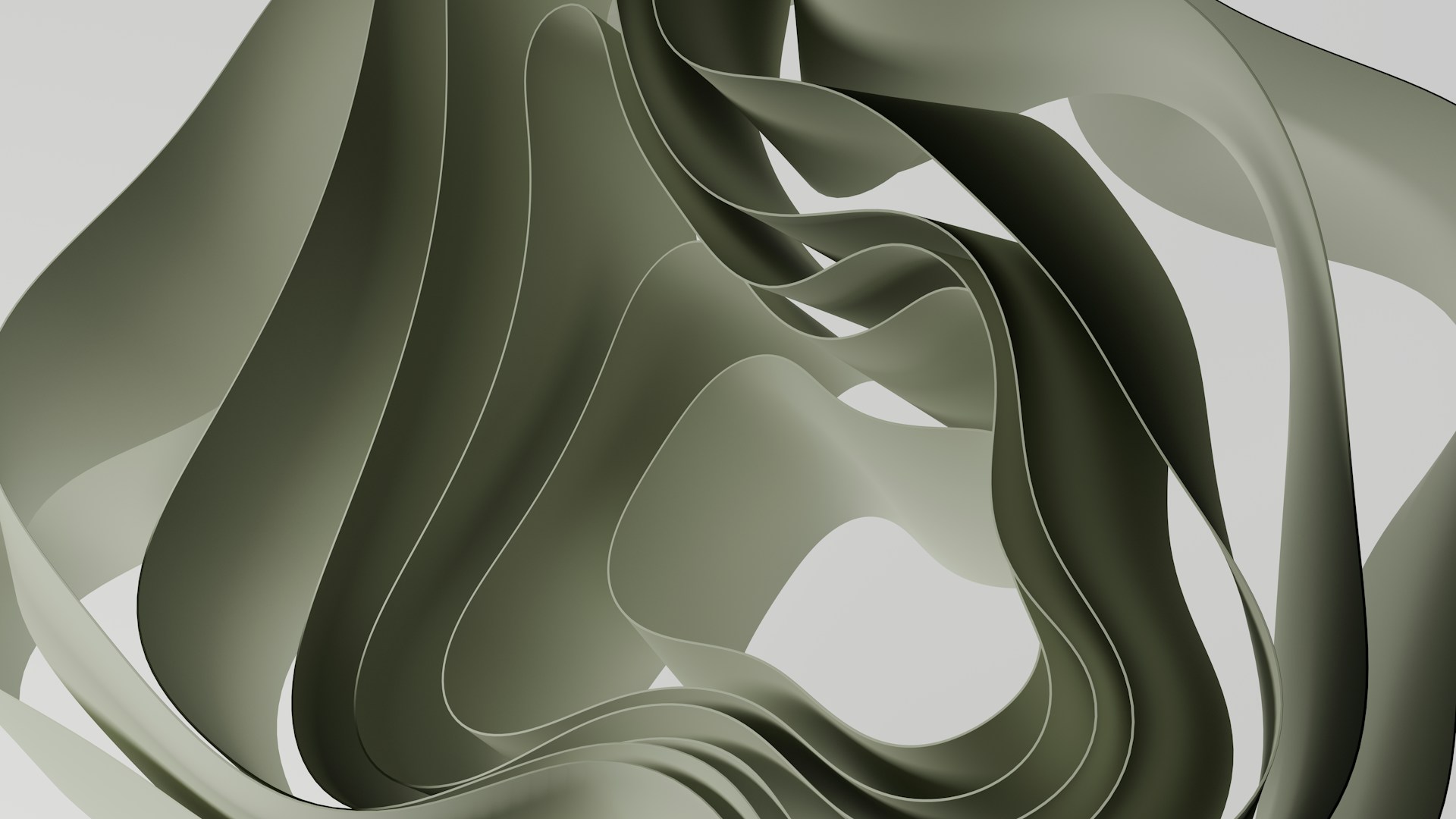 Green 3D Folds